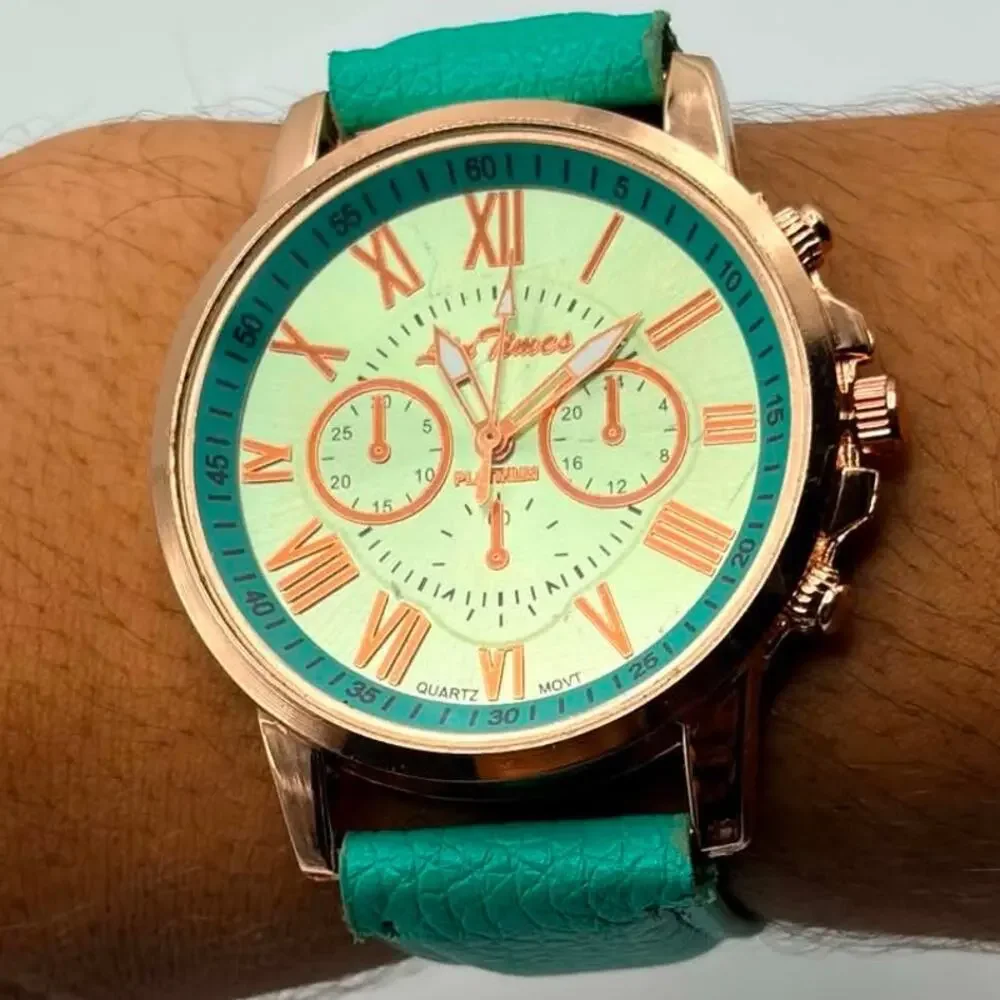 Rose Gold Lin Times Men's Watch